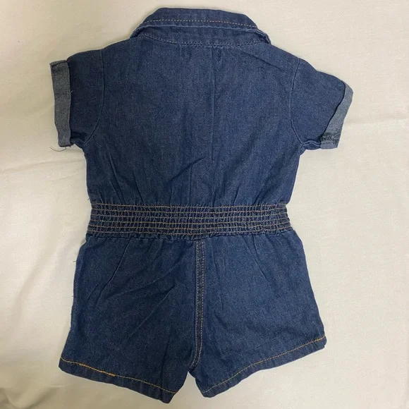 MWOT POLO Dark Blue Denim Outfit Size 3/6 Months - Picture 5 of 6